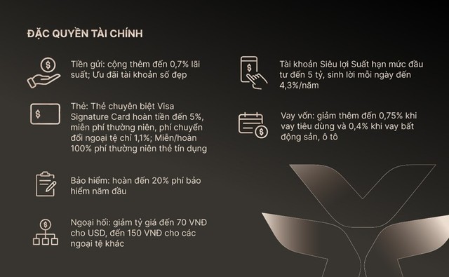 Đặc quyền tài chính từ hệ sinh thái đặc quyền toàn diện VIB Privilege Banking