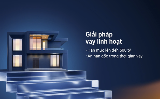 Giải pháp nguồn vốn được thiết kế theo hướng linh hoạt với hạn mức tài trợ lên đến 500 tỷ đồng, ân hạn gốc trong thời gian vay.