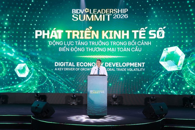 Ông Lê Ngọc Lâm, Tổng giám đốc BIDV phát biểu tại sự kiện