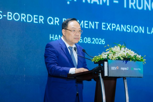 Ông Phạm Anh Tuấn, Vụ trưởng Vụ Thanh toán, Ngân hàng Nhà nước phát biểu tại buổi Lễ Ông Phạm Anh Tuấn, Vụ trưởng Vụ Thanh toán, Ngân hàng Nhà nước phát biểu tại buổi Lễ