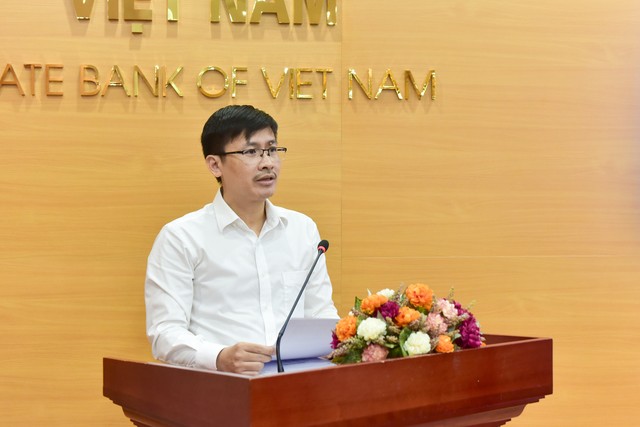 Ông Hoàng Minh Tiến, Phó Cục trưởng Cục Công nghệ thông tin, NHNN chia sẻ tại Sự kiện Ông Hoàng Minh Tiến, Phó Cục trưởng Cục Công nghệ thông tin, NHNN chia sẻ tại Sự kiện