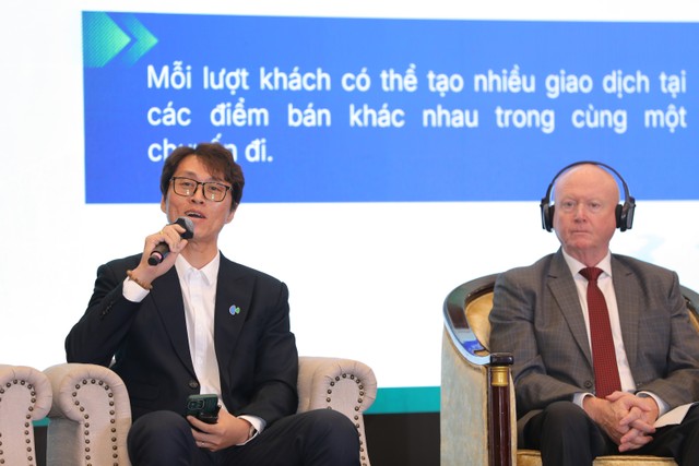 Ông Ngô Trung Dũng, Phó Giám đốc kinh doanh KiotViet chia sẻ tại phiên Thảo luận Ông Ngô Trung Dũng, Phó Giám đốc kinh doanh KiotViet chia sẻ tại phiên Thảo luận
