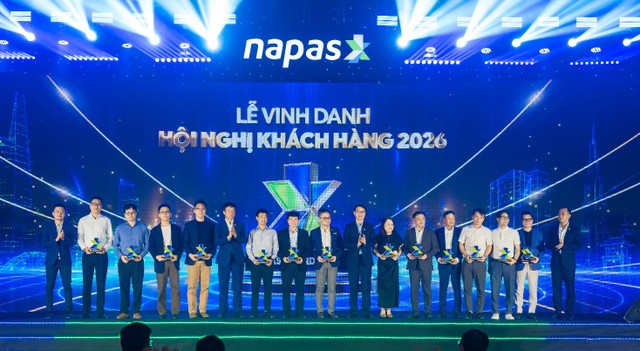 Trong khuôn khổ hội nghị, NAPAS vinh danh các trung gian thanh toán có thành tích tiêu biểu năm 2026 Trong khuôn khổ hội nghị, NAPAS vinh danh các trung gian thanh toán có thành tích tiêu biểu năm 2026
