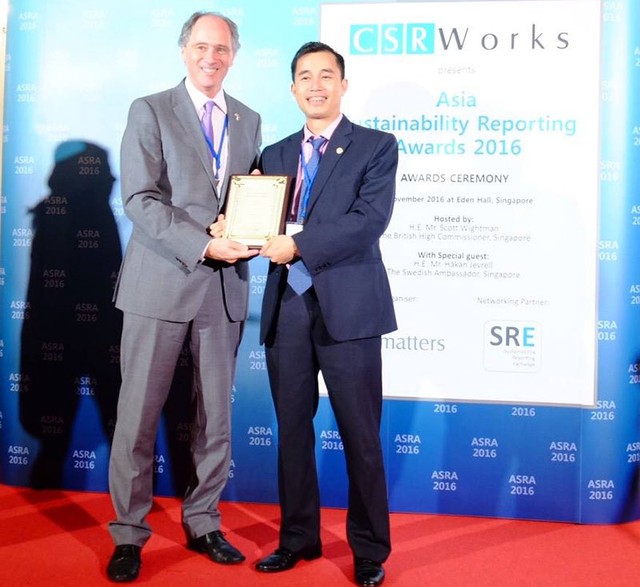 Bảo Việt đạt giải đặc biệt Báo cáo phát triển bền vững tốt nhất châu Á 2016 ảnh 1