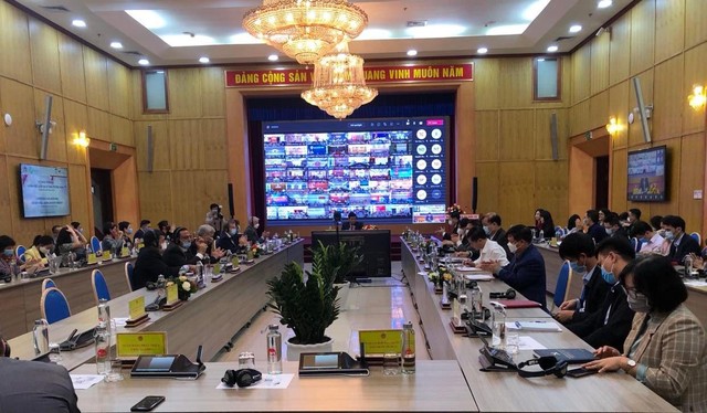 Hiện thực hoá Chiến lược quốc gia về tăng trưởng xanh ảnh 1 Toàn cảnh Hội nghị (Ảnh: M.Minh)