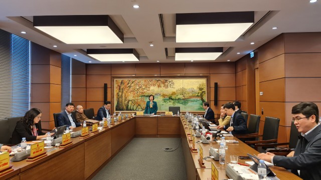 Toàn cảnh họp tổ Hà Nội bàn về Quy hoạch quốc gia sáng 6/1