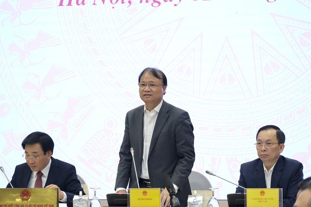 Thứ trưởng Bộ Công thương Đỗ Thắng Hải trả lời tại Họp báo Chính phủ tháng 1/2023