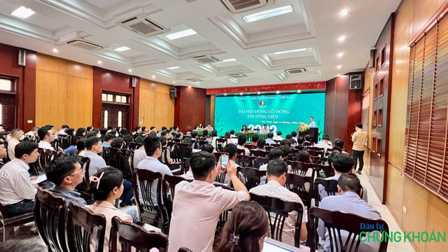Đại hội cổ đông thường niên 2023 của Công ty cổ phần Tập đoàn Dabaco diễn ra sáng 22/4 (Ảnh: M.Minh)
