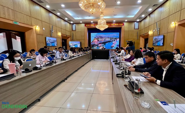 Lễ công bố “Báo cáo Kinh tế của OECD: Việt Nam 2023” sáng 26/4 (Ảnh: M.MInh)