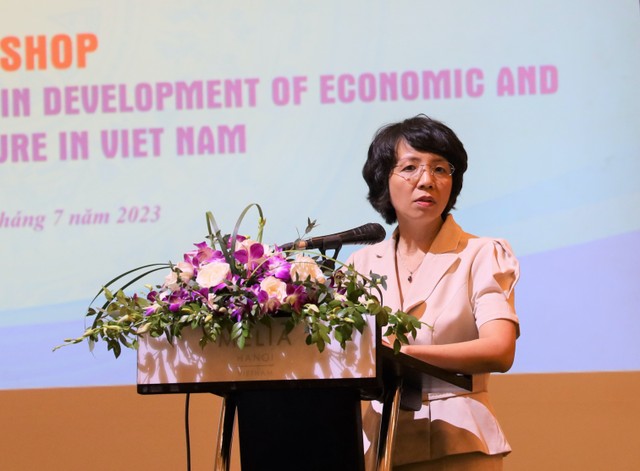 Bà Vũ Quỳnh Lê, Phó cục trưởng Cục Quản lý đấu thầu, Bộ Kế hoạch và Đầu tư,