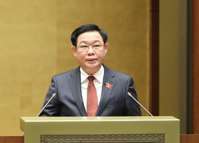 Chủ tịch Quốc hội Vương Đình Huệ phát biểu khai mạc Kỳ họp thứ 6 Quốc hội khoá XV Chủ tịch Quốc hội Vương Đình Huệ phát biểu khai mạc Kỳ họp thứ 6 Quốc hội khoá XV