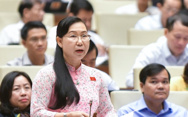 Đại biểu Phan Thị Mỹ Dung (đoàn Long An) Đại biểu Phan Thị Mỹ Dung (đoàn Long An)