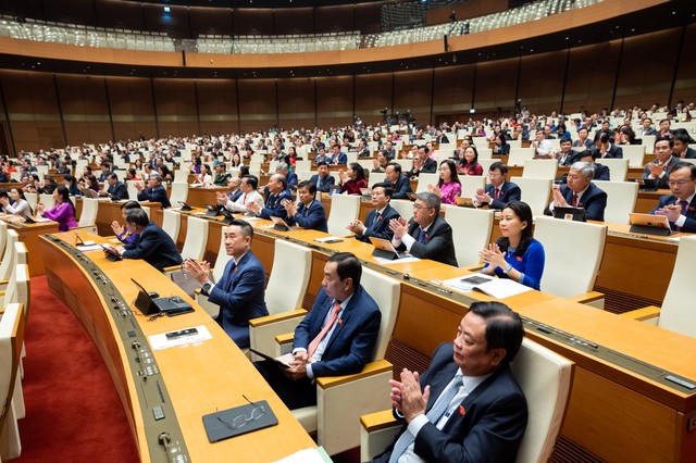 462/463 đại biểu Quốc hội biểu quyết thông qua Nghị quyết về việc áp dụng thuế thu nhập doanh nghiệp bổ sung theo quy định chống xói mòn cơ sở thuế toàn cầu sáng 29/11 462/463 đại biểu Quốc hội biểu quyết thông qua Nghị quyết về việc áp dụng thuế thu nhập doanh nghiệp bổ sung theo quy định chống xói mòn cơ sở thuế toàn cầu sáng 29/11