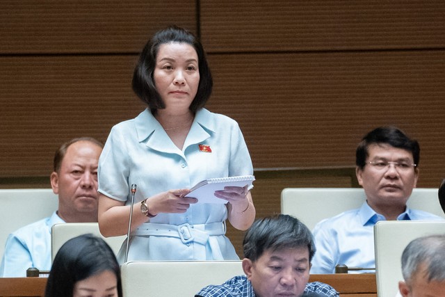 Đại biểu Nguyễn Minh Tâm (đoàn ĐBQH tỉnh Quảng Bình)