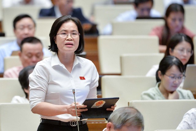 Đại biểu Nguyễn Thị Hồng Hạnh (đoàn TP. Hồ Chí Minh)