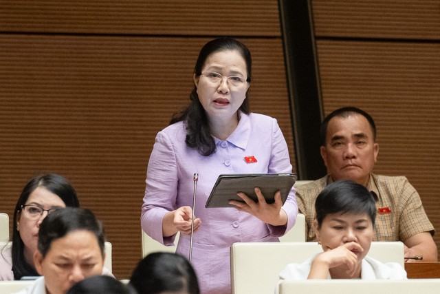 Đại biểu Đỗ Thị Lan (Đoàn ĐBQH tỉnh Quảng Ninh)