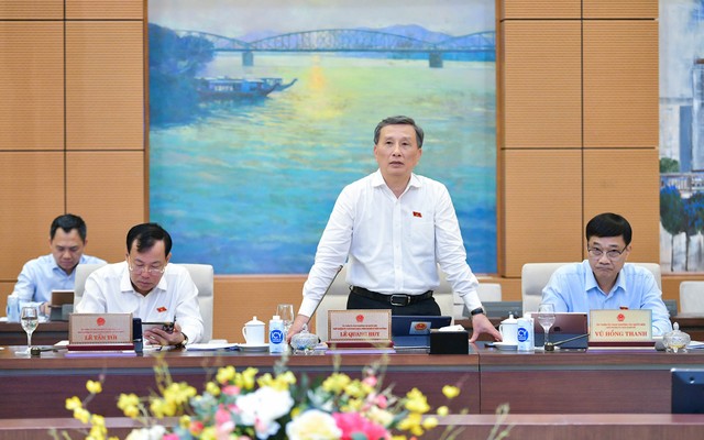 Ông Lê Quang Huy, Chủ nhiệm Ủy ban Khoa học, Công nghệ và Môi trường