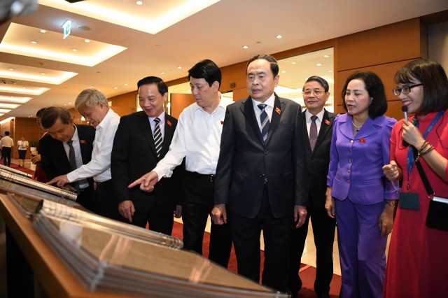 Nhật báo Quốc hội đã góp phần quan trọng vào việc tuyên truyền cho cuộc Tổng tuyển cử đầu tiên (Ảnh: Như Ý)