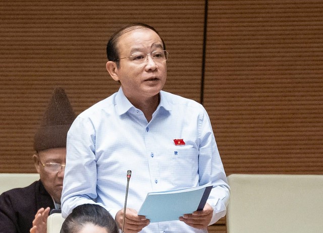 Đại biểu Lã Thanh Tân (đoàn Hải Phòng)