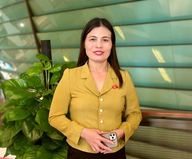 Đại biểu Hồ Thị Minh (đoàn Quảng Trị)