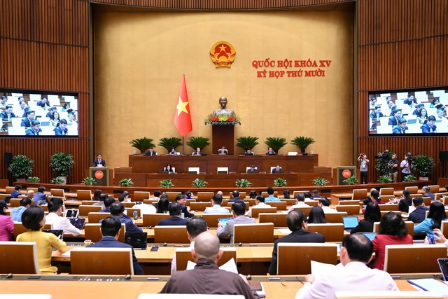 Quốc hội nghe Báo cáo kết quả giám sát “Việc thực hiện chính sách, pháp luật về bảo vệ môi trường kể từ khi Luật Bảo vệ môi trường năm 2020 có hiệu lực thi hành”. Quốc hội nghe Báo cáo kết quả giám sát “Việc thực hiện chính sách, pháp luật về bảo vệ môi trường kể từ khi Luật Bảo vệ môi trường năm 2020 có hiệu lực thi hành”.