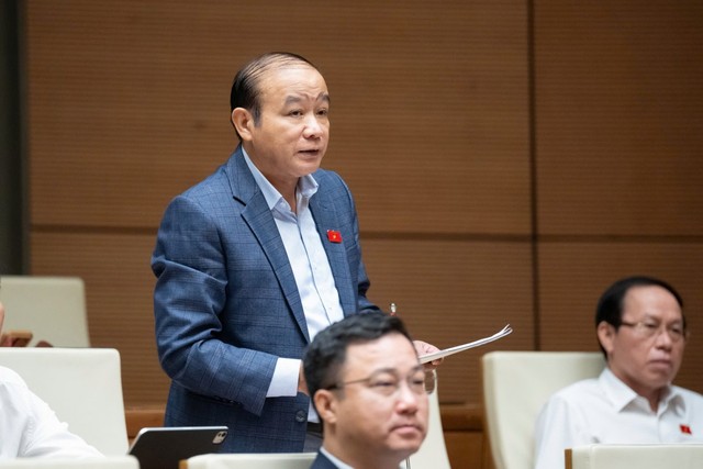 Đại biểu Lã Thanh Tân (đoàn Hải Phòng)