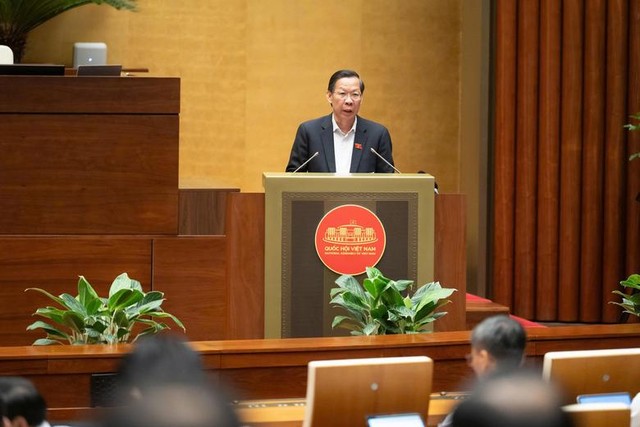 Chủ nhiệm Uỷ ban Kinh tế - Tài chính Phan Văn Mãi trình báo cáo thẩm tra sáng 5/8 Chủ nhiệm Uỷ ban Kinh tế - Tài chính Phan Văn Mãi trình báo cáo thẩm tra sáng 5/8