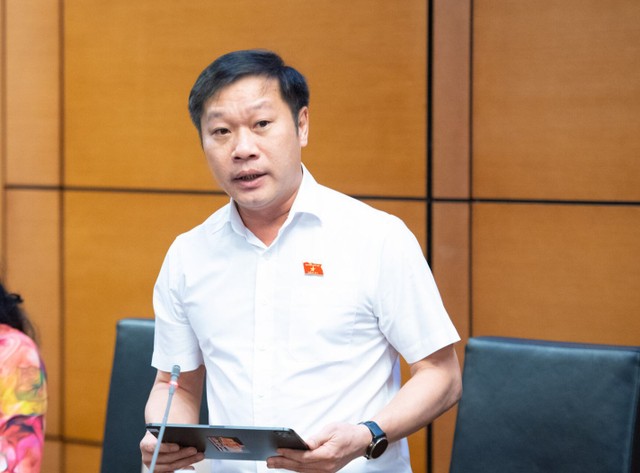 Đại biểu Nguyễn Khánh Vũ (đoàn Quảng Trị)