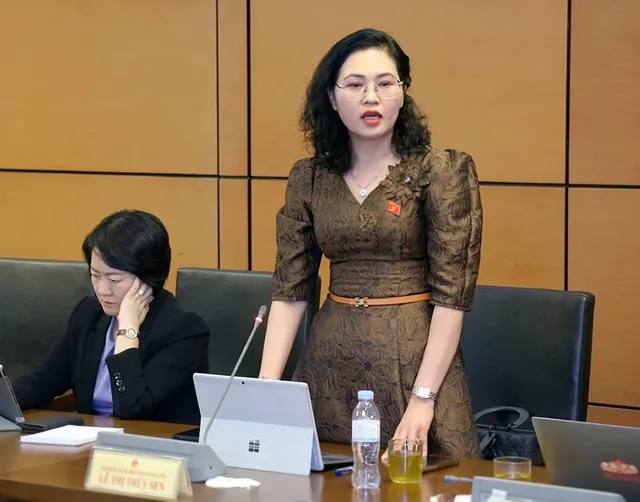 Đại biểu Lê Thị Thúy Sen (đoàn Hưng Yên)