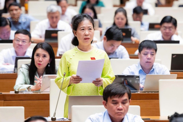 Đại biểu Tô Ái Vang (đoàn TP. Cần Thơ)