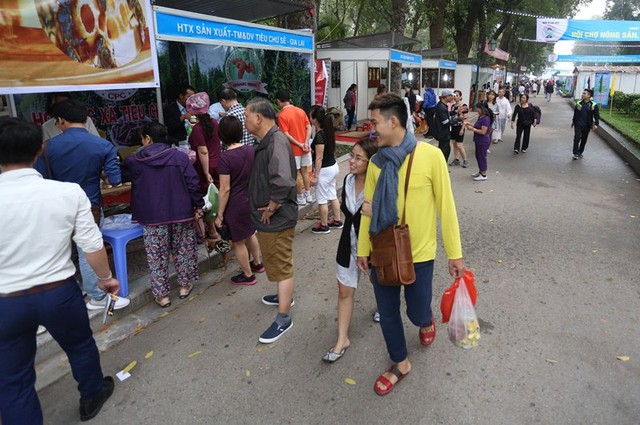 Sập gụ khảm trai giá hơn 1 tỷ đồng tại Hội chợ Nông sản  ảnh 12