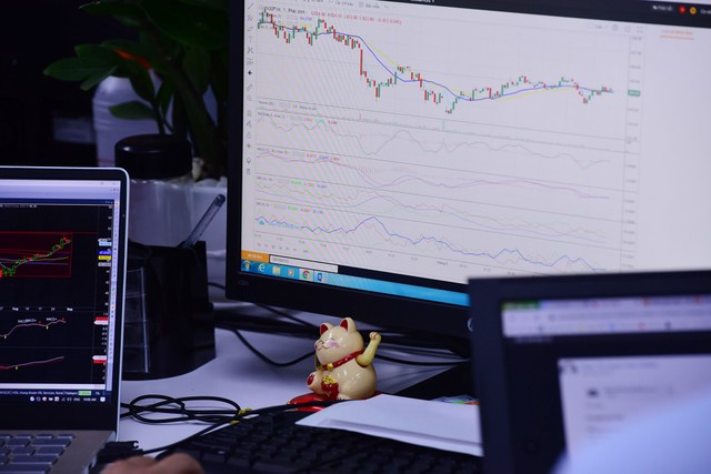 Hình ảnh vui nhộn của chú mèo thần tài giữa những thống kê, con số khô khan cũng giúp người chủ thêm chút thư giãn trong lúc làm việc mệt mỏi.