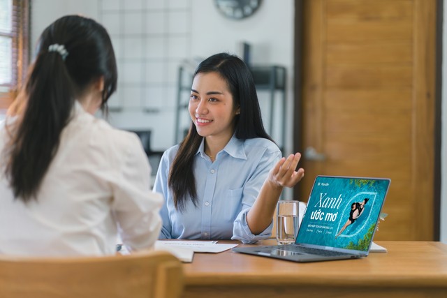 Sản phẩm bảo hiểm ‘Xanh Ước Mơ’ được nhiều khách hàng quan tâm.