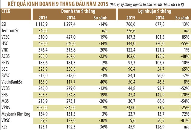 Khẩu vị rủi ro và hiệu quả đầu tư của các CTCK ảnh 1