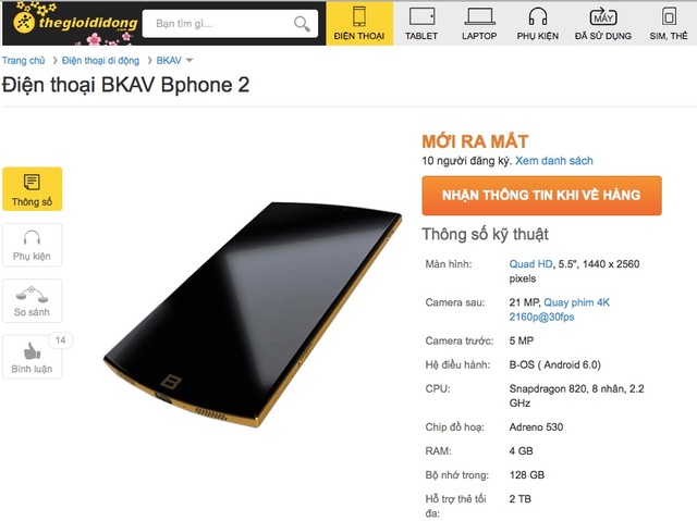 Thế giới di động “nổ” lần 2 về Bphone 2 của Bkav?  ảnh 2