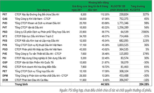 Cổ phiếu dầu khí nhiều triển vọng tăng trưởng nửa cuối năm ảnh 1