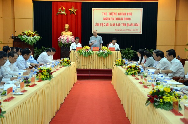 Thủ tướng Nguyễn Xuân Phúc: Quảng Ngãi phải đặc biệt coi trọng công tác quy hoạch  ảnh 1