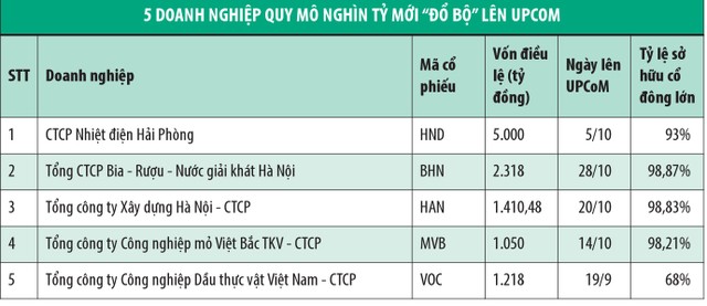 UPCoM: Thanh khoản “lạc nhịp” với quy mô vốn hóa ảnh 1