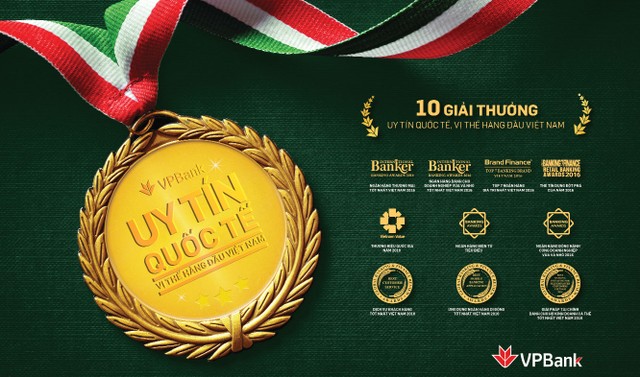 VPBank nhận 10 giải thưởng và chứng nhận trong năm 2016 ảnh 1