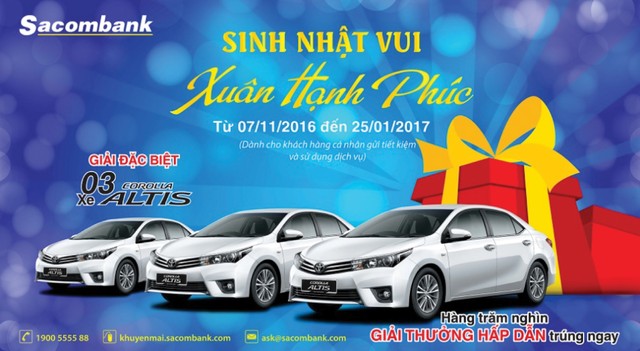 Rộn ràng khuyến mãi cuối năm với Sacombank ảnh 1