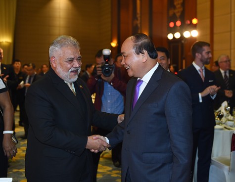 Thủ tướng chủ trì chiêu đãi Đoàn Ngoại giao dịp năm mới Đinh Dậu ảnh 3