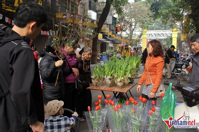 Người Hà Nội chen chân đi phiên chợ cuối cùng của năm ảnh 10