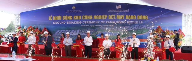 Nam Định: Khởi công dự án Khu công nghiệp dệt may Rạng Đông ảnh 2