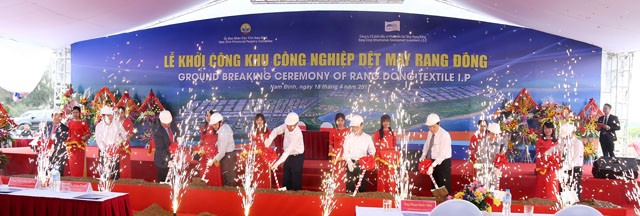 Nam Định: Khởi công dự án Khu công nghiệp dệt may Rạng Đông ảnh 1
