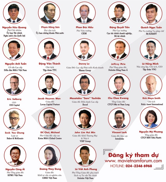 Diễn đàn M&A 2017 quy tụ 20 diễn giả nổi tiếng tham dự ảnh 1
