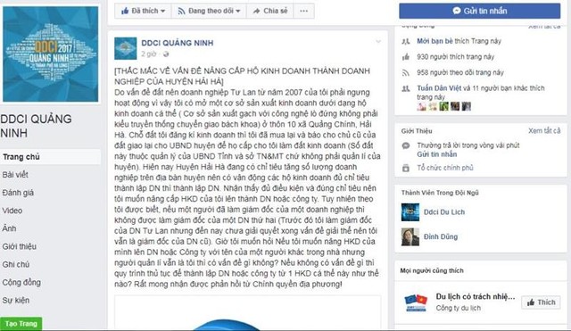 Quảng Ninh sử dụng mạng xã hội để kết nối với doanh nghiệp ảnh 1