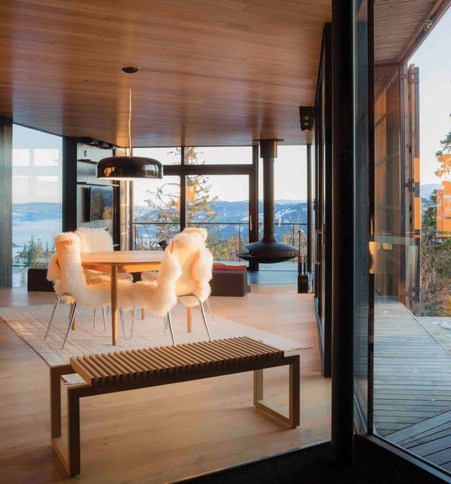 Cabin Kvitfjell: Tổ ấm giữa băng giá ảnh 1