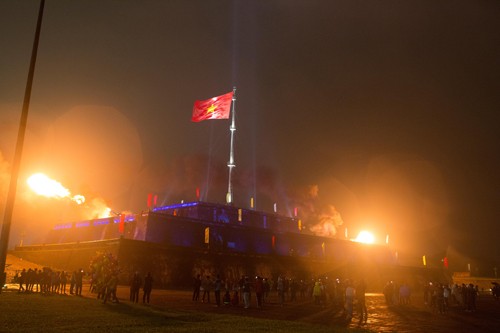 Kỳ đài Huế lần đầu được thắp sáng bởi 1.000 đèn Led ảnh 2