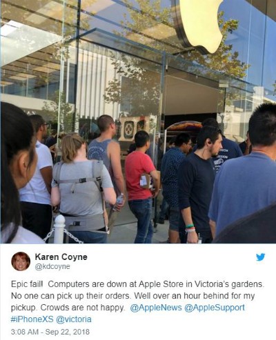 Hệ thống bán iPhone Xs của Apple gặp trục trặc ảnh 1