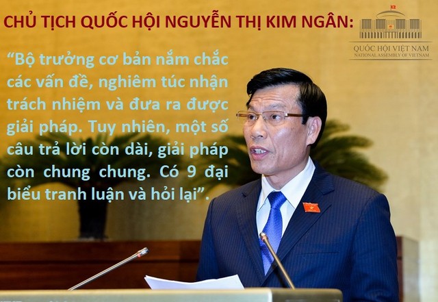 Chủ tịch Quốc hội “chấm điểm” 4 Bộ trưởng trả lời chất vấn ảnh 4